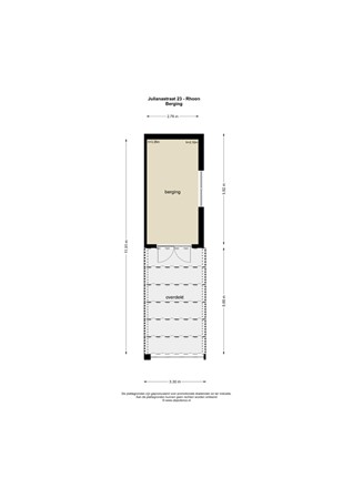 Floorplan - Julianastraat 23, 3161 AJ Rhoon