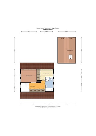Floorplan - Koning Gustaaf Adolfstraat 2, 4926 CE Lage Zwaluwe