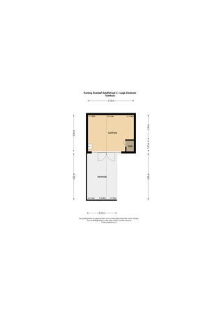 Floorplan - Koning Gustaaf Adolfstraat 2, 4926 CE Lage Zwaluwe