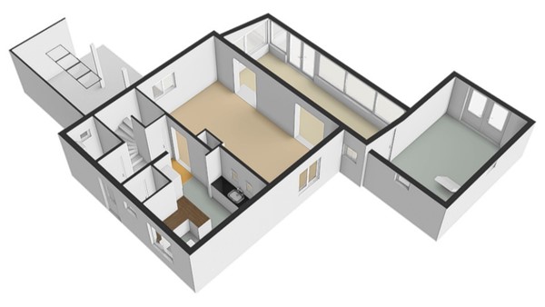 Floorplan - Koning Gustaaf Adolfstraat 2, 4926 CE Lage Zwaluwe