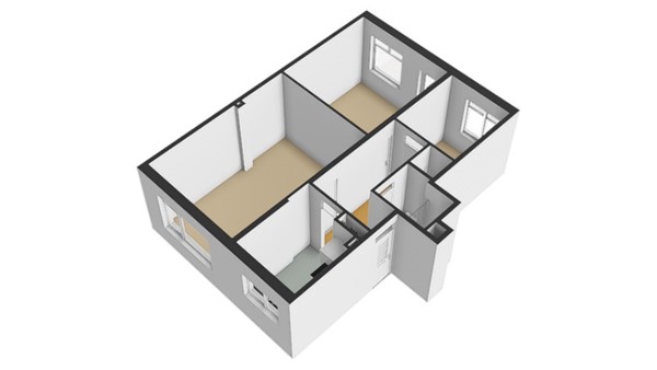 Floorplan - Klaverstraat 136C, 3083 VN Rotterdam