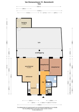 Floorplan - Van Ommerenhaven 10, 2993 EG Barendrecht
