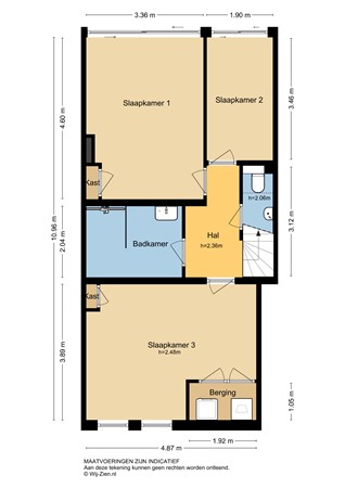 Floorplan - Groene Hilledijk 386A, 3075 ED Rotterdam