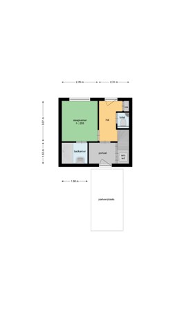 Floorplan - Zwijnenburg 7, 2994 EN Barendrecht