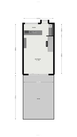 Floorplan - Zwijnenburg 7, 2994 EN Barendrecht