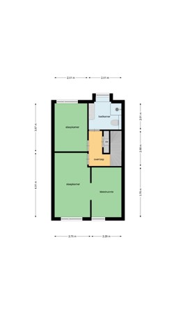 Floorplan - Zwijnenburg 7, 2994 EN Barendrecht
