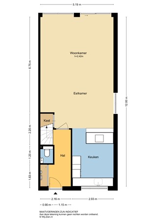 Floorplan - IJsselmeer 18, 2993 PH Barendrecht