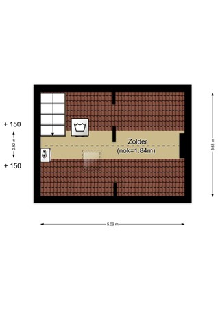 Floorplan - Murraystraat 42, 3195 VK Pernis Rotterdam