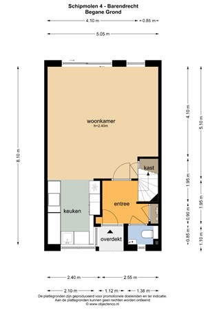 Floorplan - Schipmolen 4, 2992 DE Barendrecht