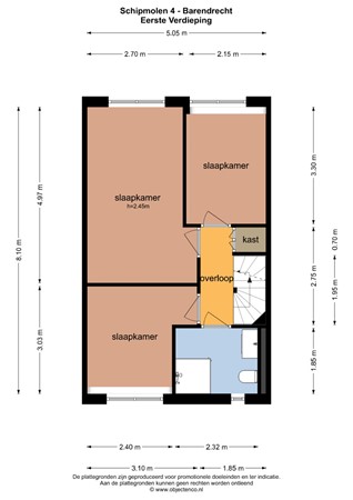 Floorplan - Schipmolen 4, 2992 DE Barendrecht