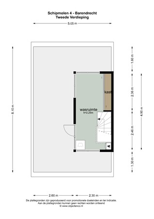 Floorplan - Schipmolen 4, 2992 DE Barendrecht