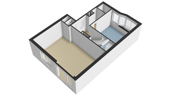 Floorplan - Belgischestraat 26A, 3028 TG Rotterdam