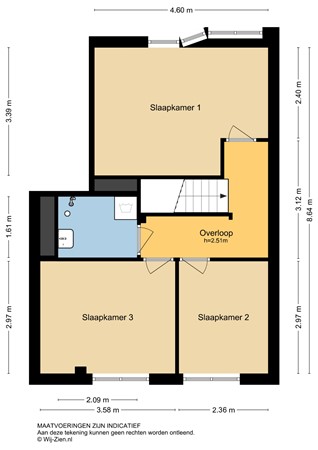 Floorplan - Belgischestraat 26A, 3028 TG Rotterdam