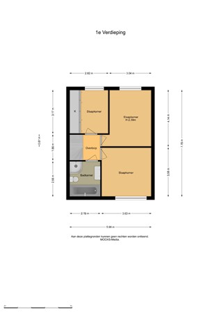 Floorplan - Kempenaar 10, 2991 PG Barendrecht