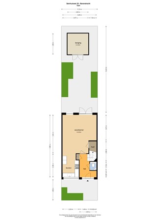 Floorplan - Seinhuiswei 25, 2992 ZG Barendrecht