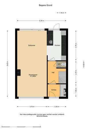 Floorplan - Ghijseland 160, 3161 VL Rhoon