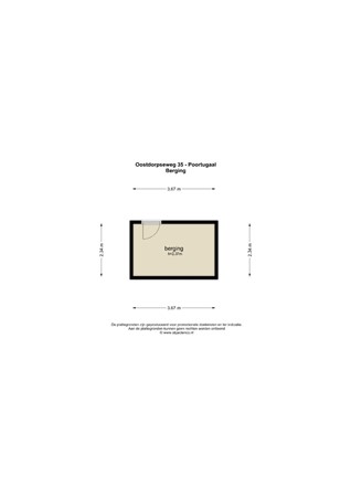 Floorplan - Oostdorpseweg 35, 3176 PL Poortugaal