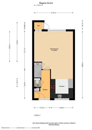 Floorplan - Kogge 22, 2991 DE Barendrecht