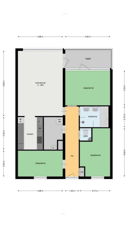 mediumsize floorplan