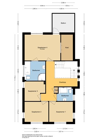 Floorplan - 's-Gravenweg 724J, 3065 SJ Rotterdam