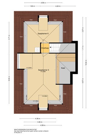 Floorplan - 's-Gravenweg 724J, 3065 SJ Rotterdam