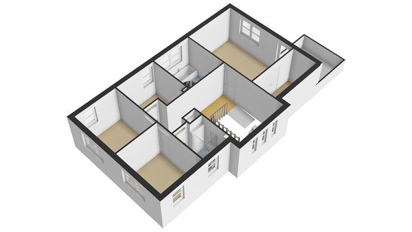 Floorplan - 's-Gravenweg 724J, 3065 SJ Rotterdam
