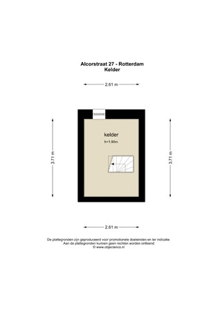 Floorplan - Alcorstraat 27, 3089 PB Rotterdam