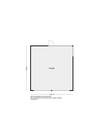 Floorplan - Merellaan 100, 3145 XG Maassluis