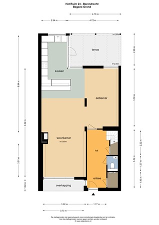 Floorplan - Het Ruim 24, 2991 KS Barendrecht