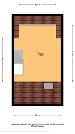 Floorplan - Nieuwenhoornstraat 33, 3082 VC Rotterdam