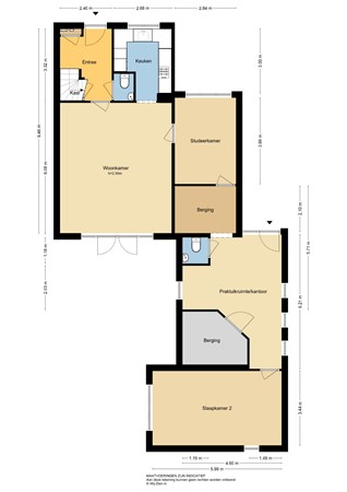 Floorplan - Brahmsstraat 18, 2992 ED Barendrecht