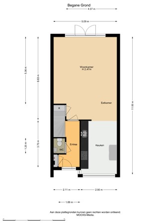 Floorplan - Forum 27, 3176 TC Poortugaal
