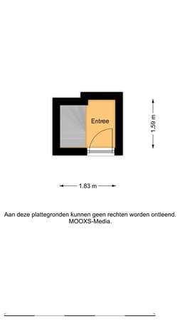 Floorplan - Cornelis Trompstraat 6B02, 3071 XV Rotterdam
