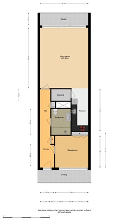 Floorplan - Bouwlust 11, 3162 SB Rhoon