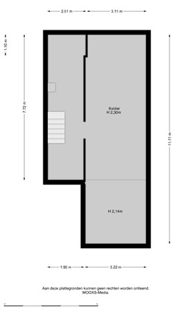 Floorplan - Schieweg 217ABG, 3038 AV Rotterdam