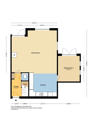 Floorplan - Standerdmolen 22, 2992 DL Barendrecht