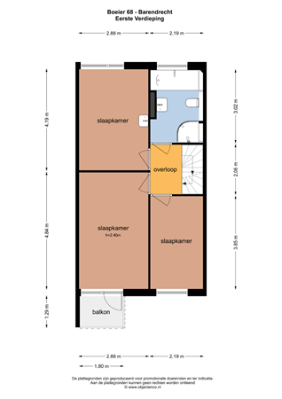 Floorplan - Boeier 68, 2991 KD Barendrecht