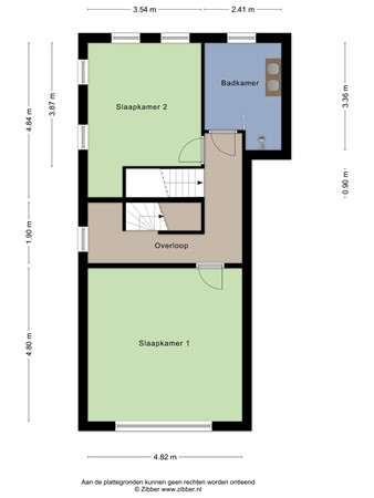 Floorplan - Nieuwedijk 30, 3195 GE Pernis Rotterdam