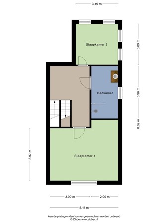 Floorplan - Nieuwedijk 31, 3195 GE Pernis Rotterdam