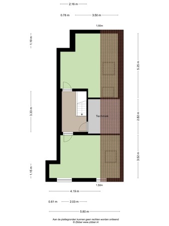 Floorplan - Nieuwedijk 31, 3195 GE Pernis Rotterdam