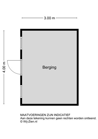 Floorplan - 's-Gravenweg 724J, 3065 SJ Rotterdam