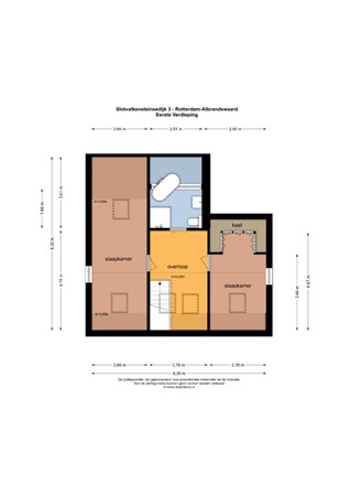 Floorplan - Slotvalkensteinsedijk 3A, 3176 PP Poortugaal