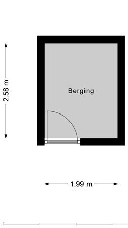 Floorplan - Zadkinerade 17, 2907 MB Capelle aan den IJssel