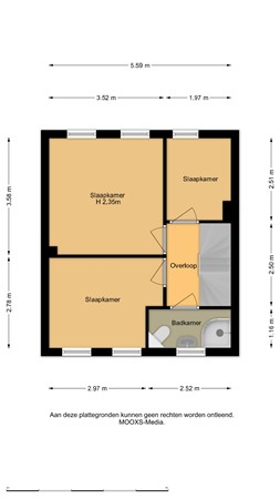 Floorplan - Schenkelstraat 16, 3161 XL Rhoon