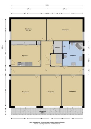 Floorplan - Havendam 13B, 3161 XB Rhoon