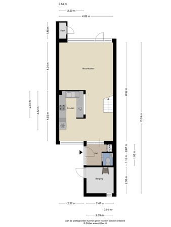 Floorplan - Kempenaar 23, 2991 PG Barendrecht