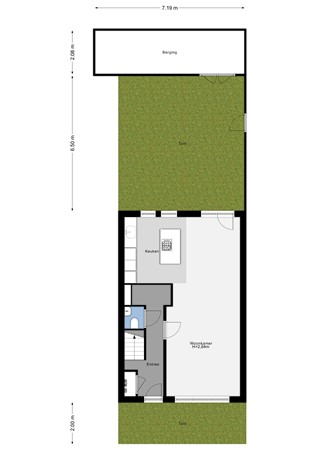 Floorplan - Willaertstraat 1, 3314 WZ Dordrecht