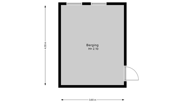 Floorplan - Mr. Heemskerkstraat 39, 2982 SG Ridderkerk