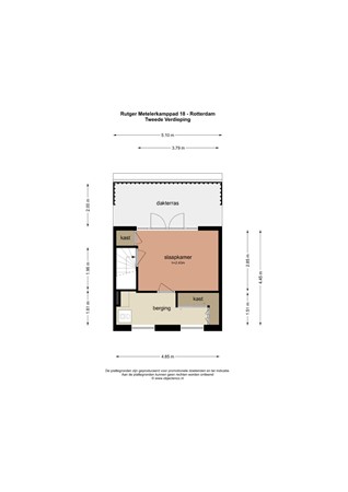 Floorplan - Rutger Metelerkamppad 18, 3065 JA Rotterdam