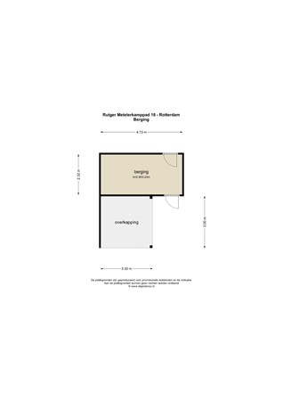 Floorplan - Rutger Metelerkamppad 18, 3065 JA Rotterdam